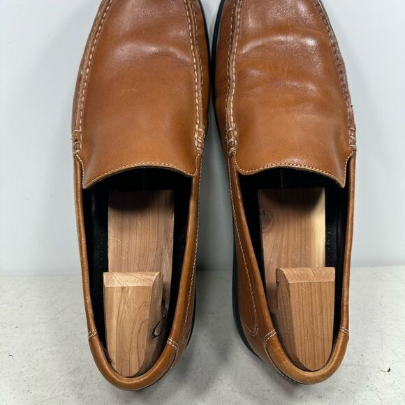 Cole Haan Mens Keating Venetian II Brown Leather Slip On Loafers C11403 Sz 12 - Picture 6 of 8